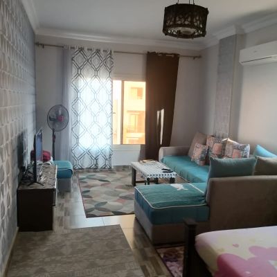 Apartment 175 meters super luxury, second balcony, for sale in the Sixth District, Obour City.